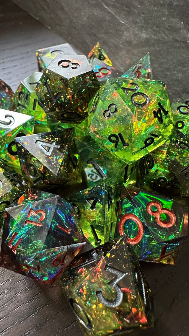 Black Emerald, Blight, Eldritch Fire photographed by Significant Otter