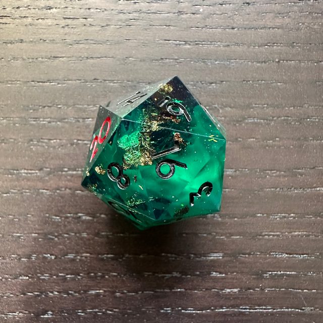 Green Knight D20 photographed by Significant Otter