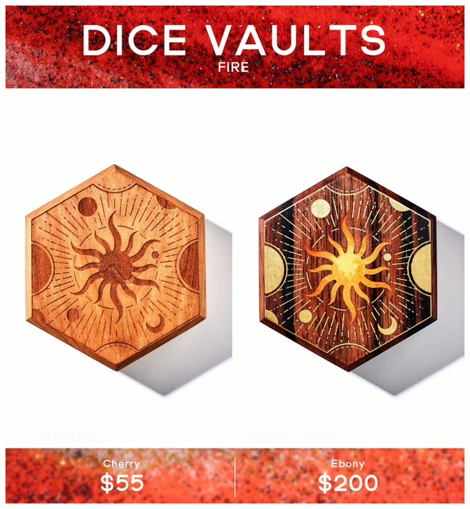 Fire Tabletop Vault - Cherry