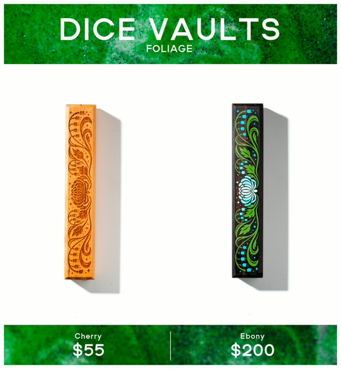 Foliage Dice Vault - Cherry