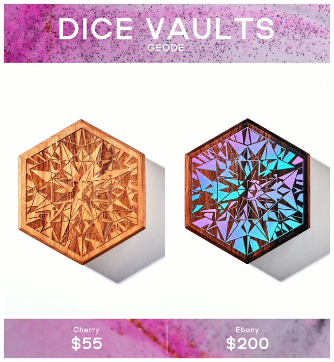 Geode Tabletop Vault - Cherry