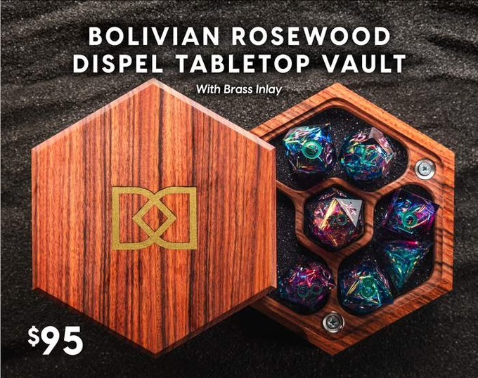 Bolivian Rosewood Dispel Tabletop Vault
